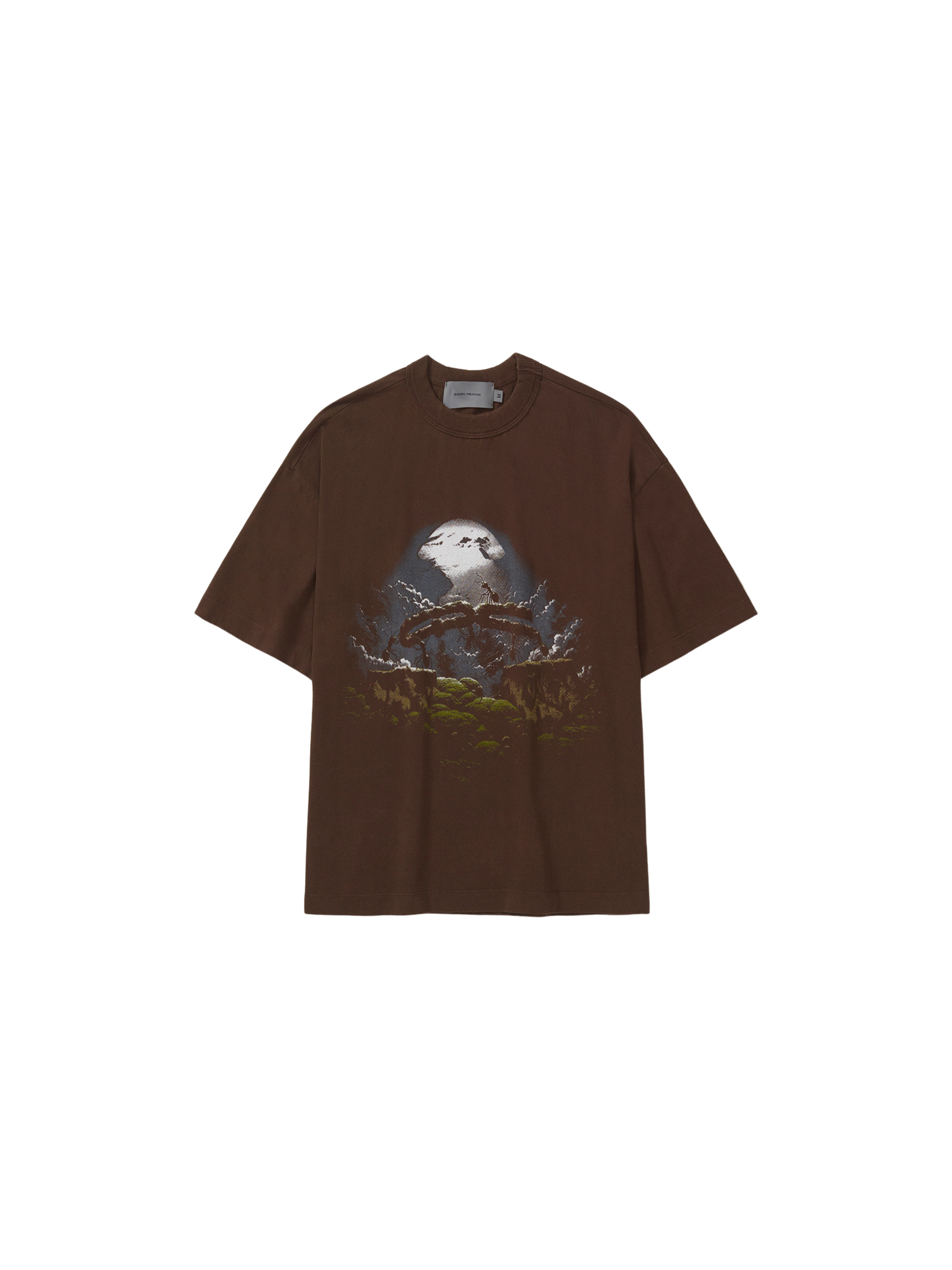 Camiseta Formigas Boxy "Stoned Marrom"